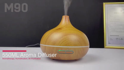 Aromatik Difüzör Aydınlatmalı Nemlendirici